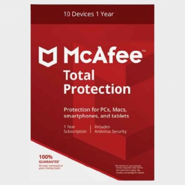 McAfee® Total Protection Family Pack – 10 Devices 1 yr